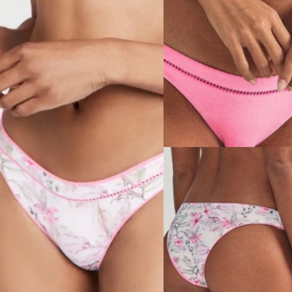 NWT loveshackfancy Hurley Reversible Hawaiian Terry Bikini bottom cheeky